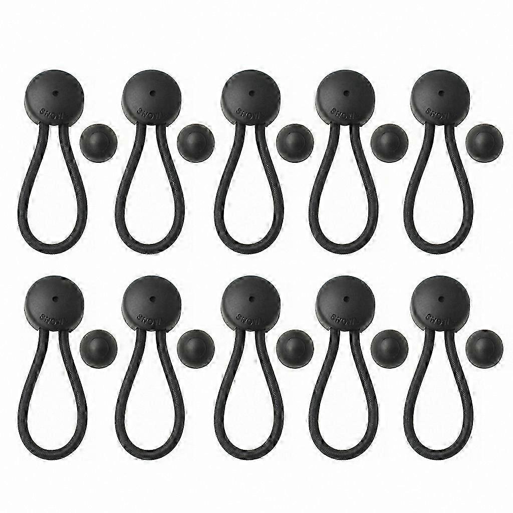 Non-Slip Elastic Bungee Cord with Stayput Fastener for Boats and Vehicles - Shock Absorbing Rope for Secure Tie-Downs