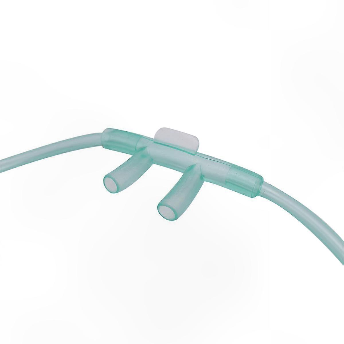 Soft Nasal Oxygen Cannulas, 6 Pack, 2 Meter Length, Adult Size, Flexible Tubing for Comfortable Use