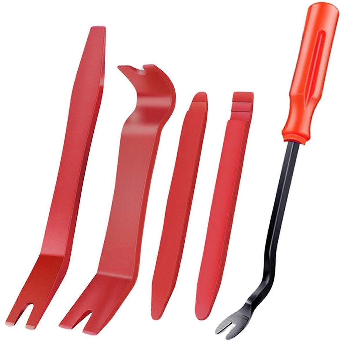 Disassembly Tools Automotive Interior Disassembly Tool Pliers Fastener Remover Stereo Removal Automotive Tools Red