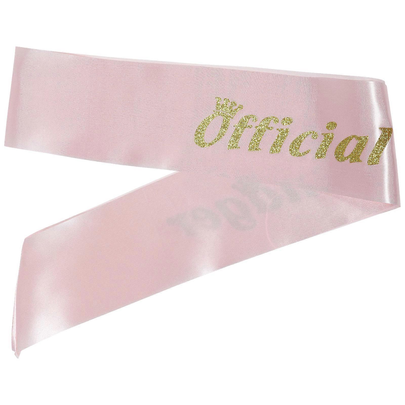 Graduation Decorations Sash Pink 158X9.5CM Perfect For Teenagers During Birthday Celebrations Party Accessory 1Pack