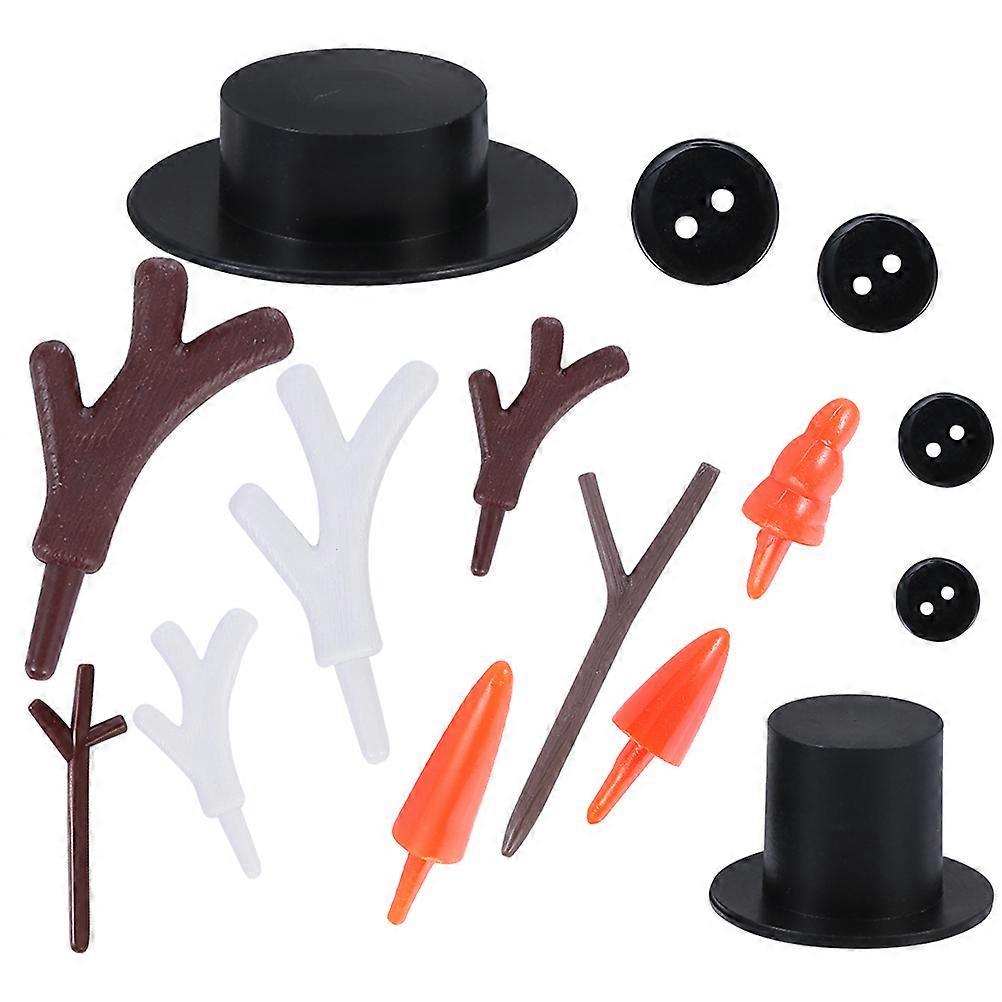 Christmas Snowman DIY Ornament Kit for DIY Use 1Set Assorted Color