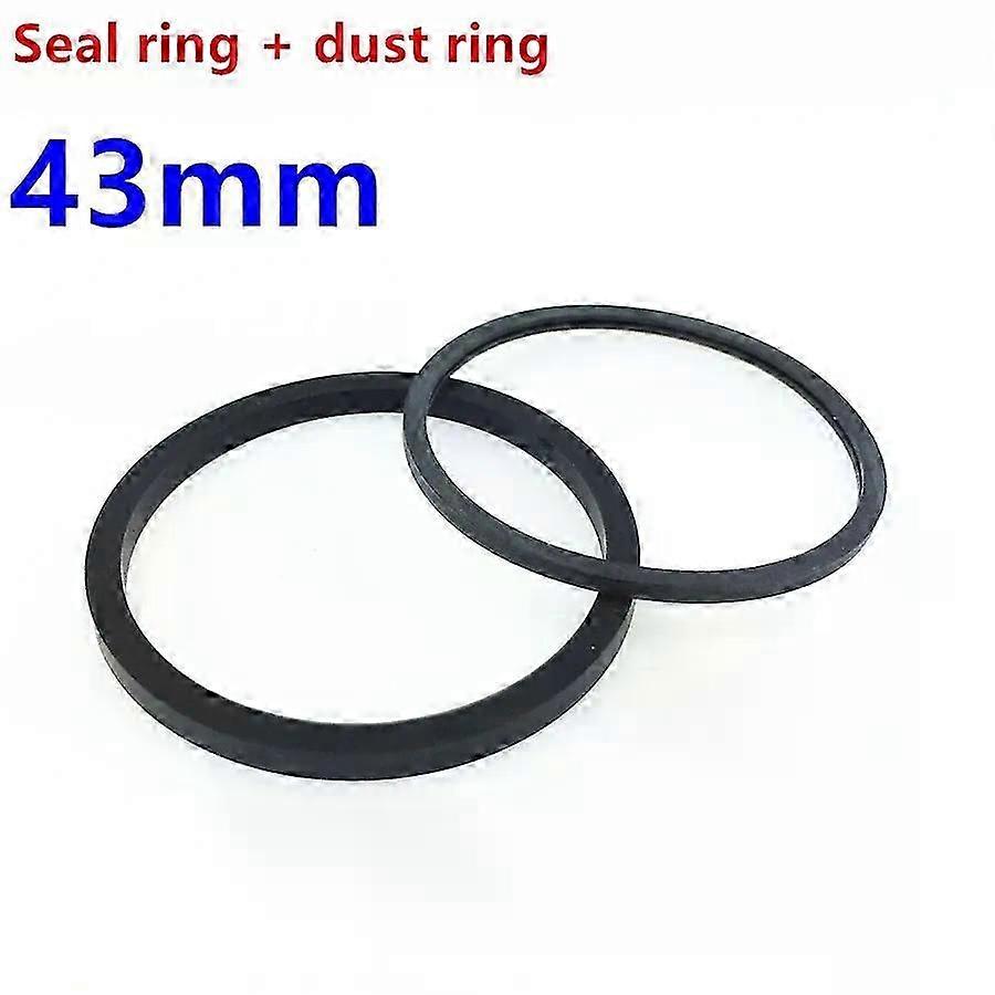 2PCS -Suitable for Cylinder Pump Designed Suitable for Under 27mm 43mm 45mm Caliper Brake Piston Pump Motorcycle Rectangular Ring Dust Ring 38mm