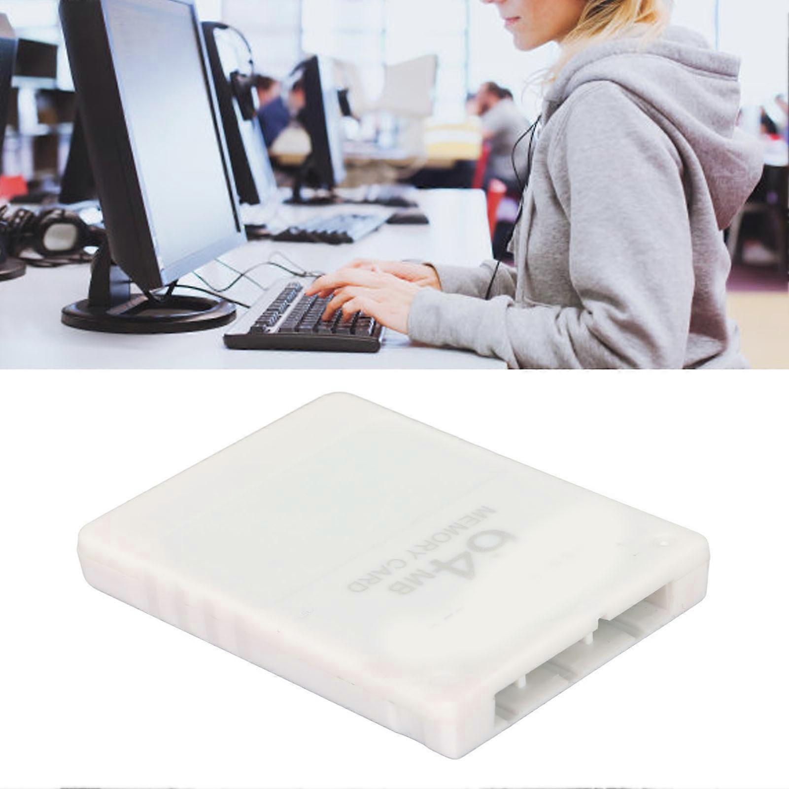 High Speed 64MB PS2 Memory Card White FMCB1.966 Support