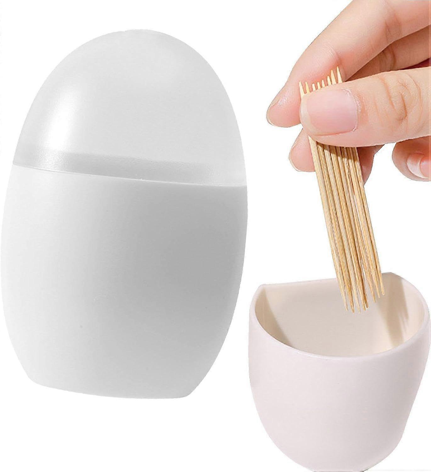Toothpick Storage Box Large Capacity Transparent Detachable Container for Appetizer, Olive, Barbecue, Fruit, Teeth Cleaning Toothpicks Holders