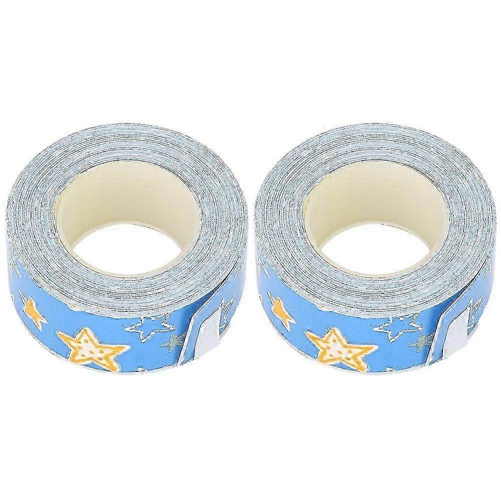 2025 Latest Model 2Pcs Print Label Tape Cute Ribbon Thermal Paper for