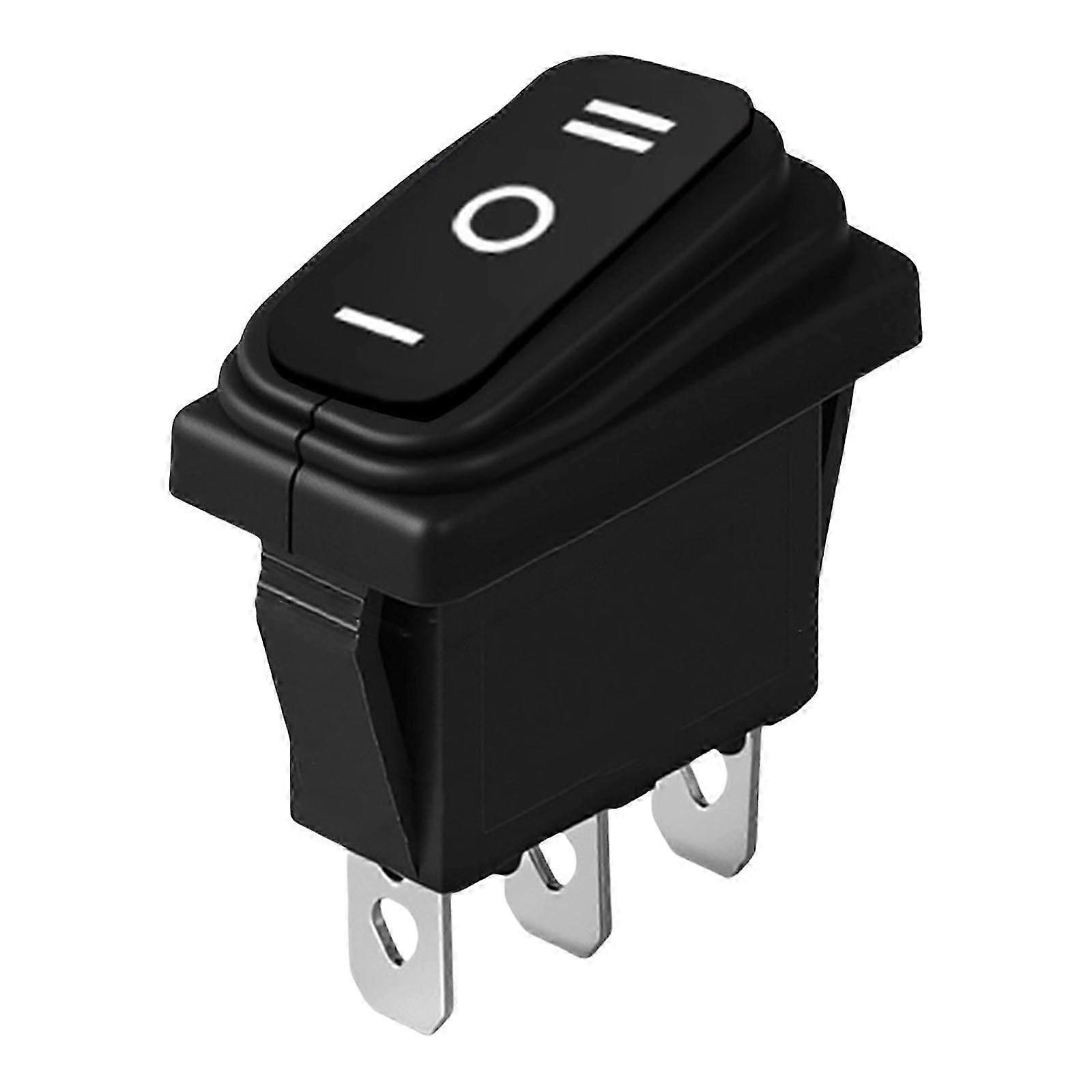 Multipurpose IP65 Waterproof Rocker Switches 250V 16A Convenient for Efficient Use Home and Industrial Applications Black