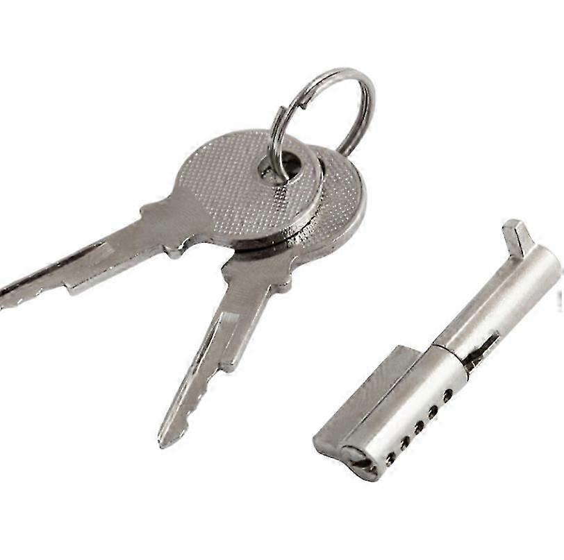 Double Door Freezer Lock Glass Counter Lock Sliding Door Lock Showcase Lock Set Freezer Accessories (34*11*6.8)