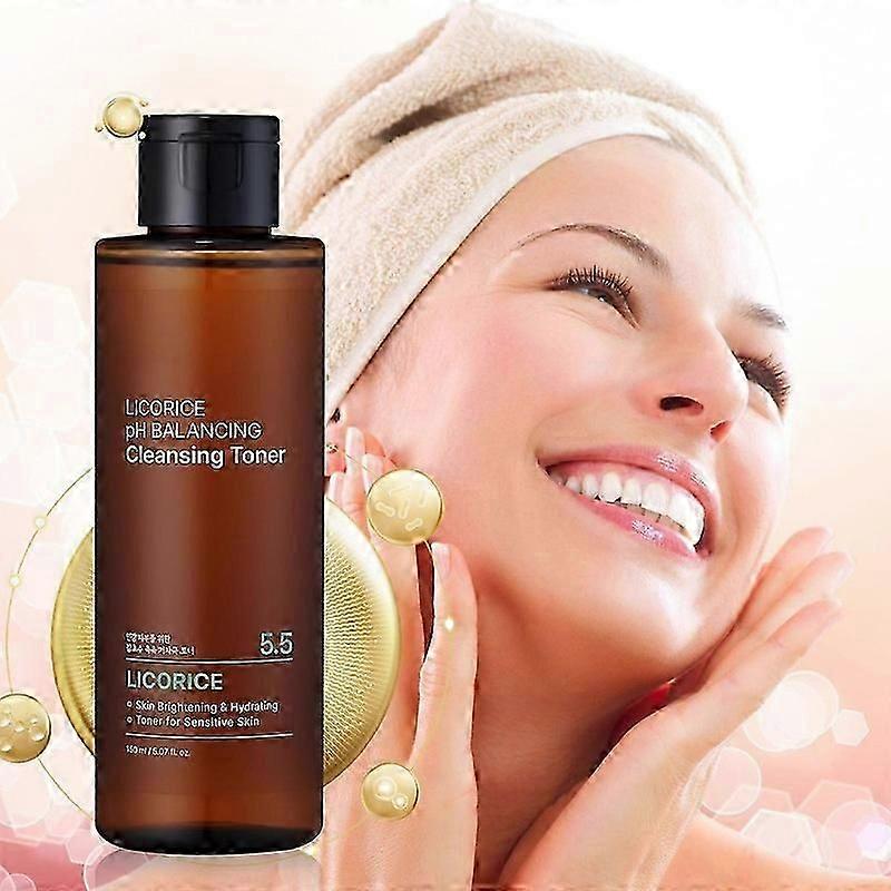 ACWELL Licorice pH Balancing Toner, 5.07 fl.oz for Gentle Cleansing and Skin Soothing