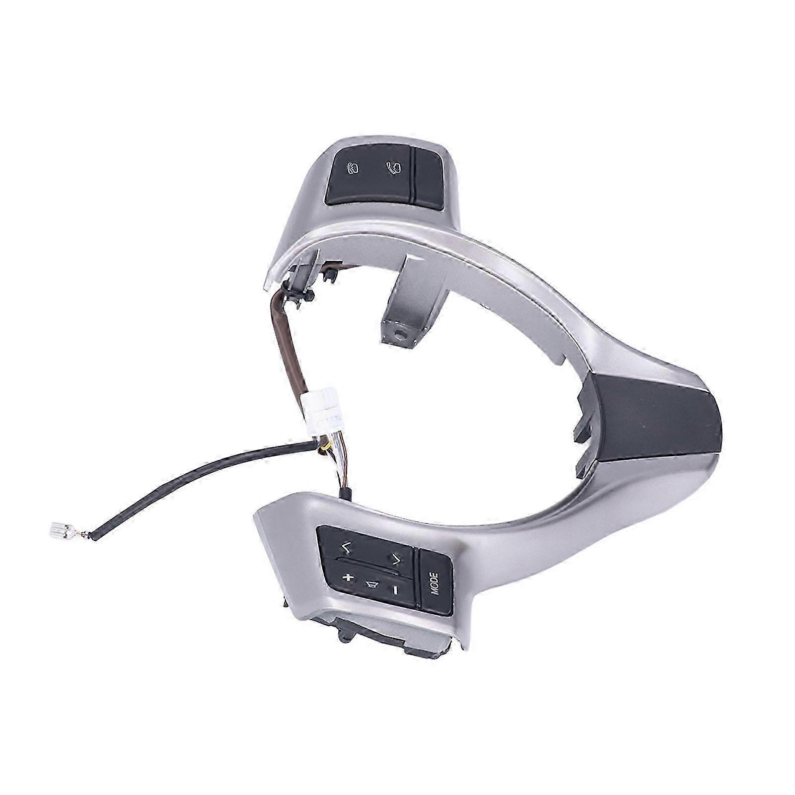 Silver Black Steering Wheel Switch Multifunction Control Button Car Adaptations Replacement for YARiS 2012?2017 2025