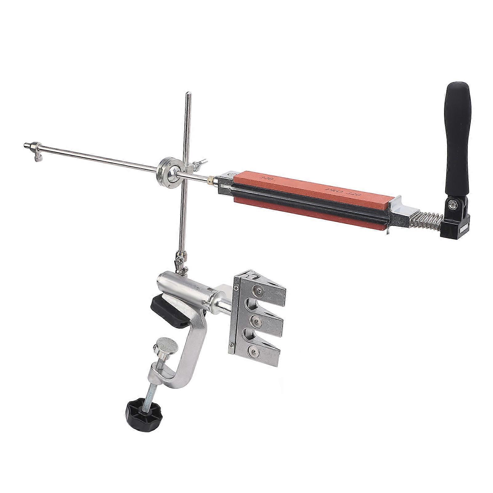 Professional Sharpening Kit 360 Degree Flip Rotation Fixed Angle Adjustable Clip Kitchen Chef Cutter Sharpener Tool 