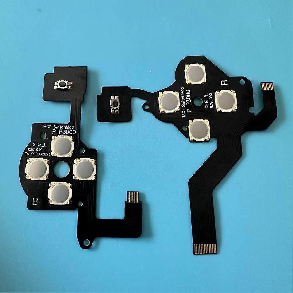 For PSP2000 3000 Controller Left Right Ribbon Cable Kit Tray Button Film Tray Conductive Film Tray Button Film Sticker