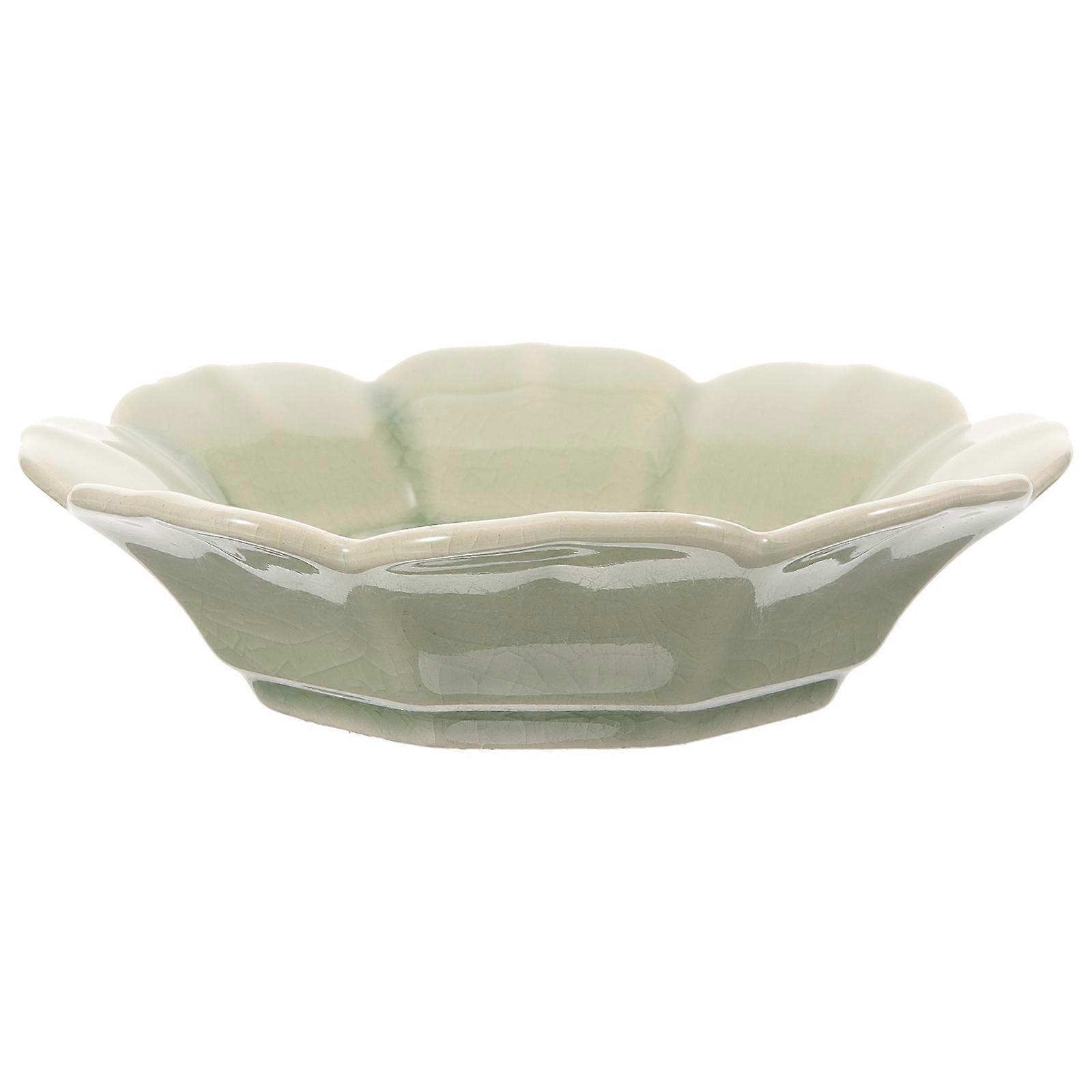 Chinese Style Ceramic Fruit Tray 5Pcs Serving Tray for Storage Use