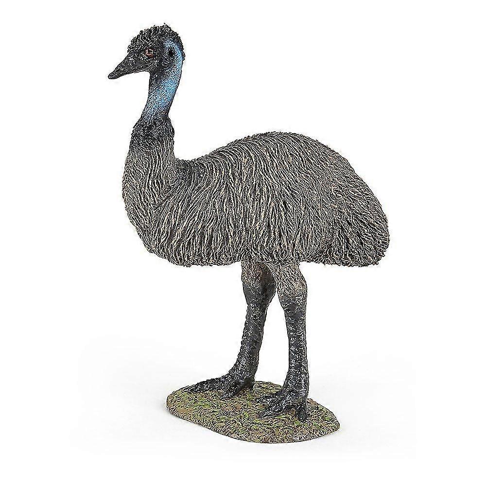 Papo wild animal kingdom emu toy figure, 3 years or above, brown