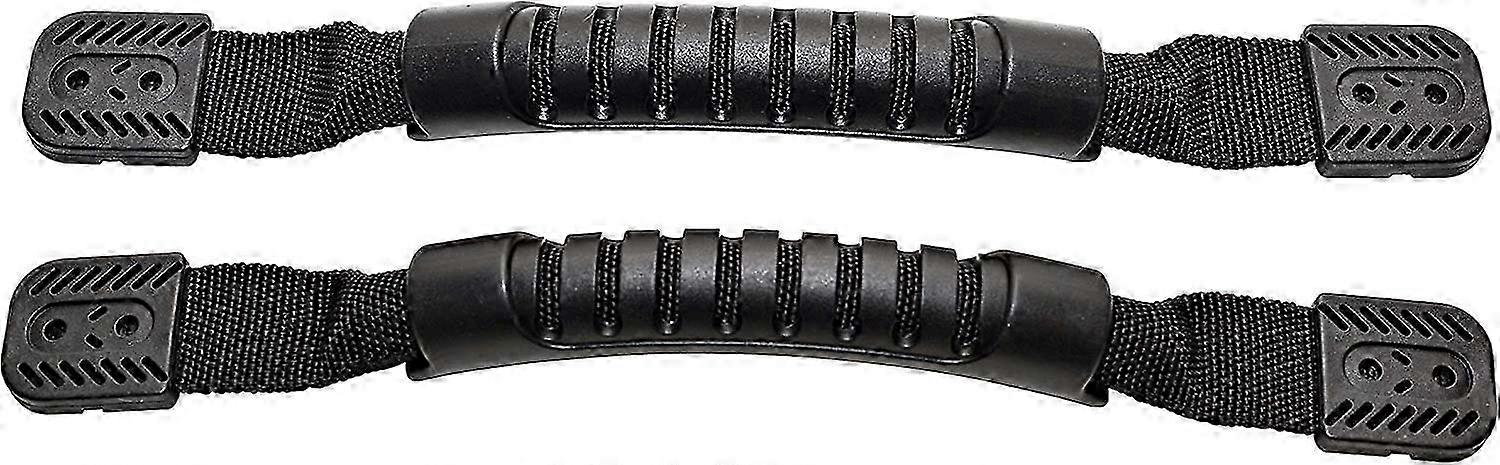 Canoe/Kayak Molded Webbing Handle with End Caps, Anti-slip, Pack of 2 for Boat Replacement & Carry