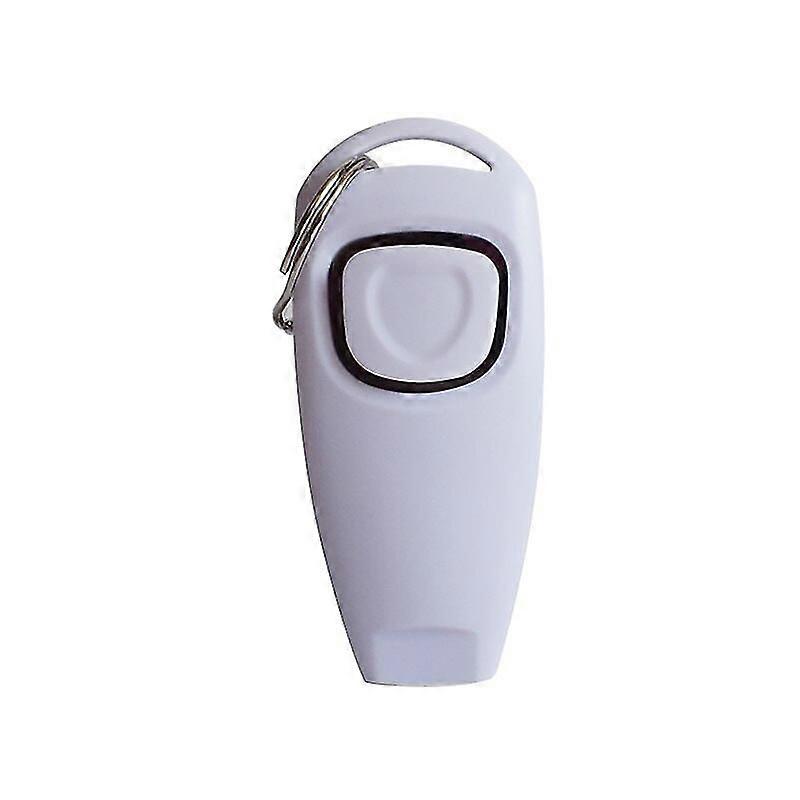 1PC Dog Training Whistle Pet Clicker Answer Card Pet Dog Trainer Assistive Guide With Key Ring