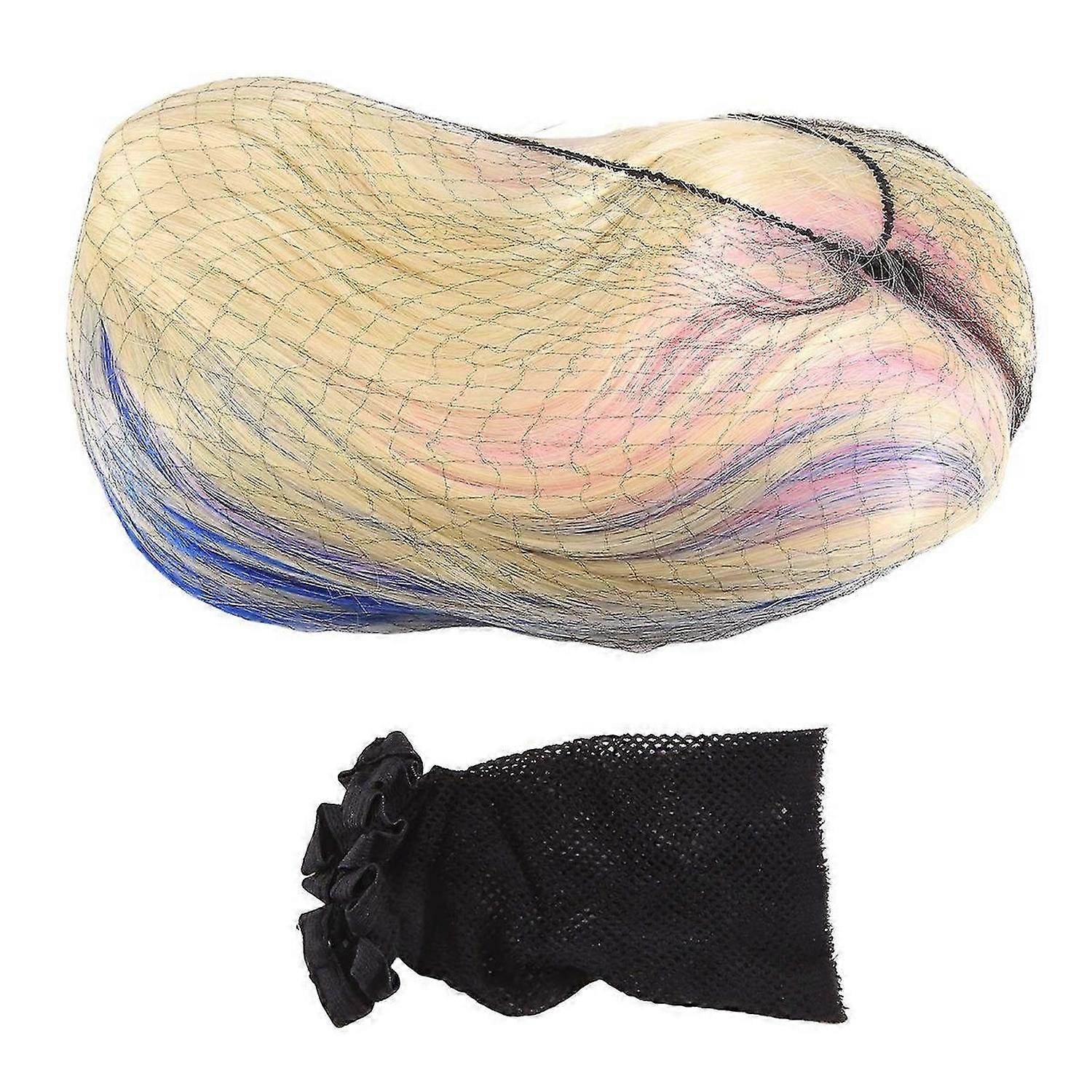 Wig Cos Wig Gradient Wave Wig for Halloween Cosplay