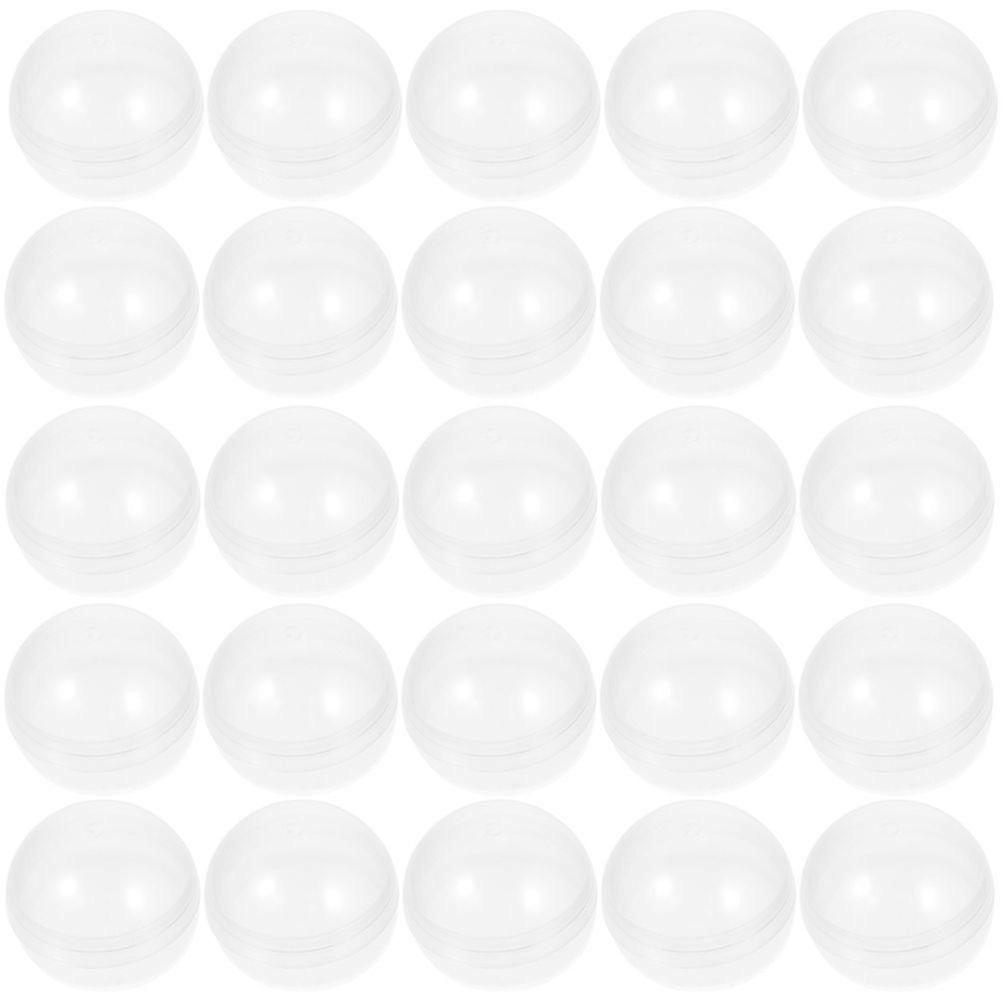 50 pcs Vending Machine Empty Capsules Toy Vending Machine Round Clear Capsules