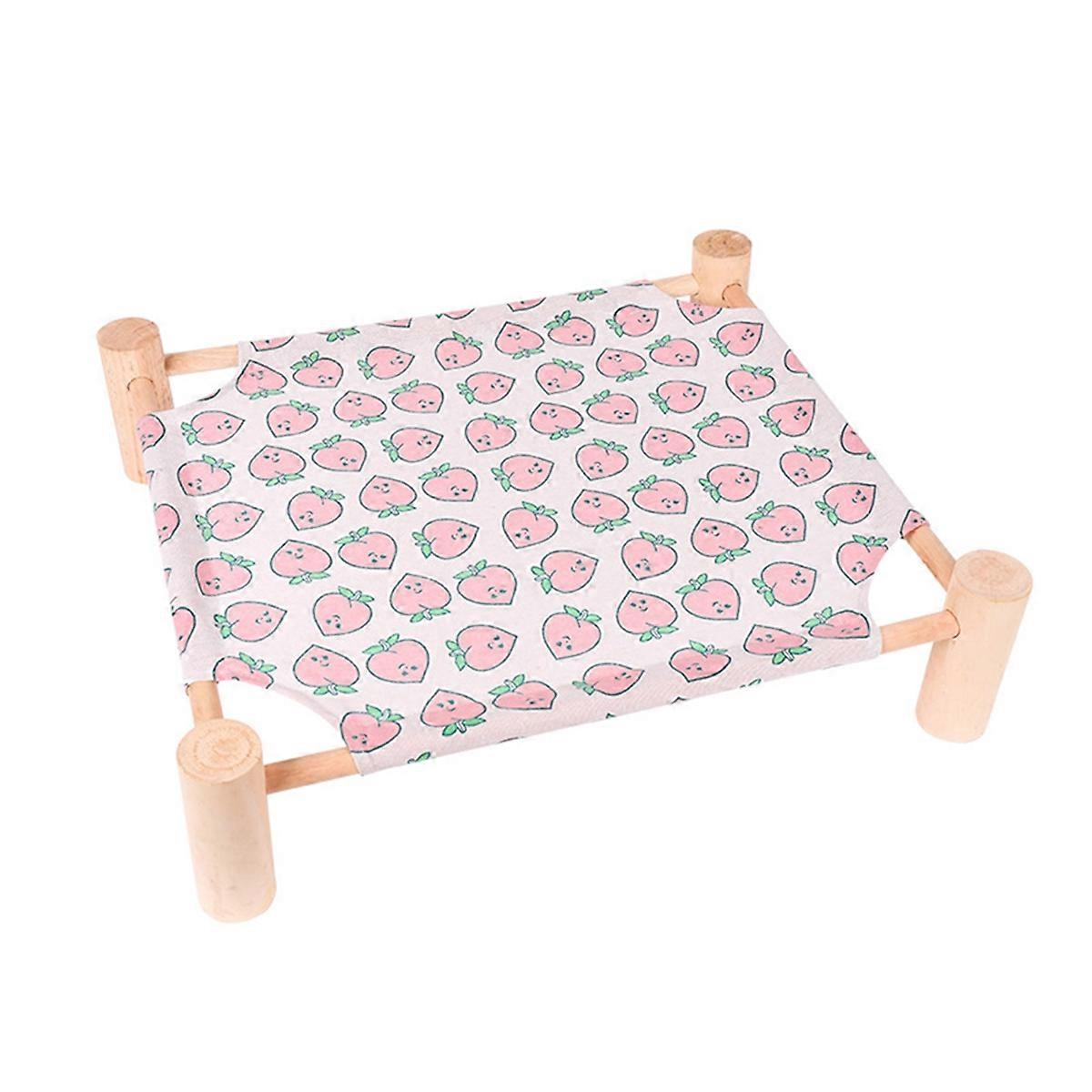 Cat and Dog Hammock Cat Hammock Elevated Cooling Bed Pink