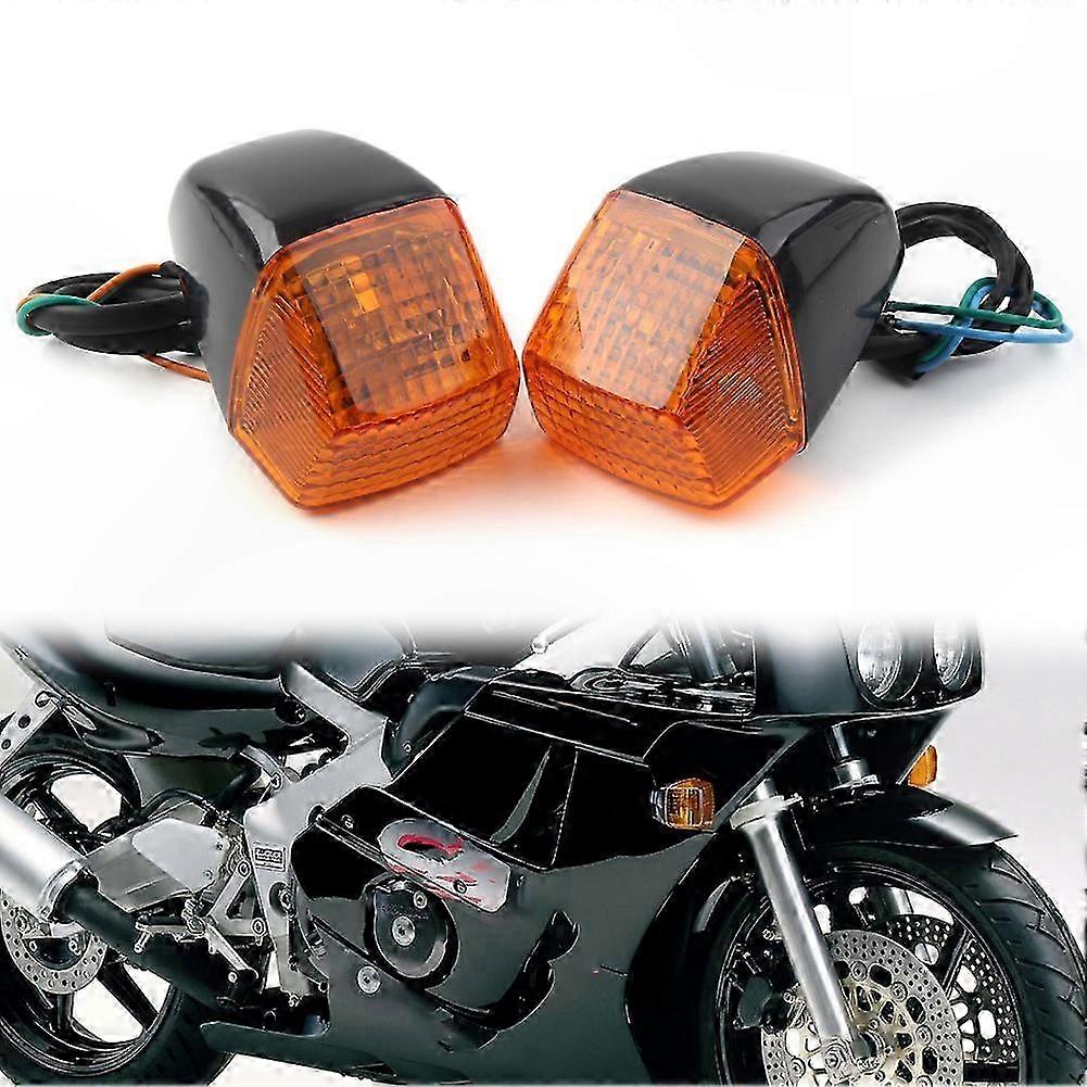 Universal Motorcycle Turn Signal Lights, Front and Rear Indicator Lamps Compatible with Multiple Bike Models, Durable and Easy to Install
