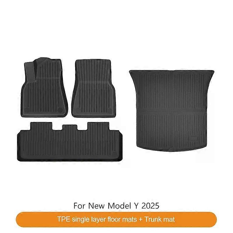 Floor Mats for New Model Y 2025+ Juniper Trunk Mats Waterproof All Weather Liner Anti Slip for New Model Y Car Accessories