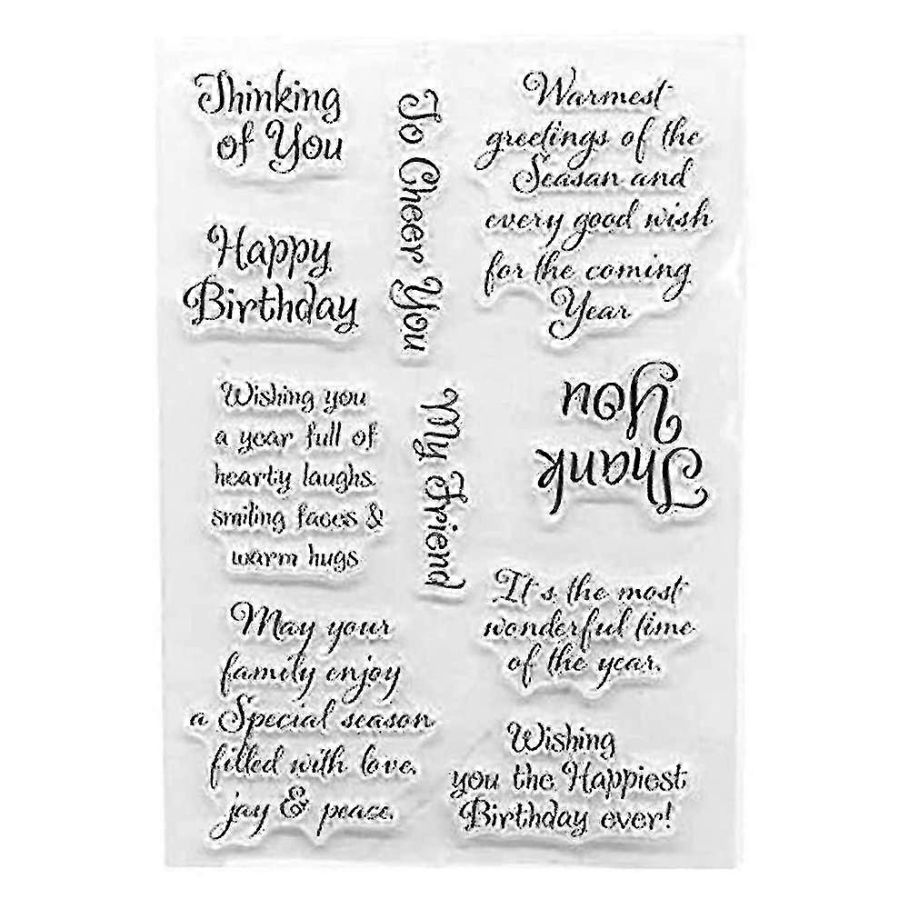 Elegant Clear Stamps for Creative Card Making and Scrapbooking - Perfect for Handmade British Craft Projects