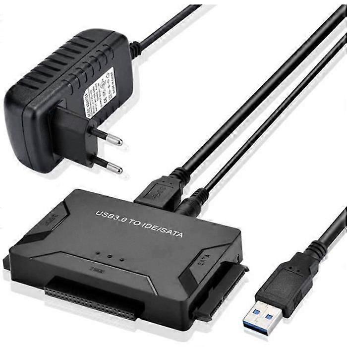 Hard Drive Adapter - USB - 3.0 - IDE/SATA - 2.5"/3.5" - External Power Supply