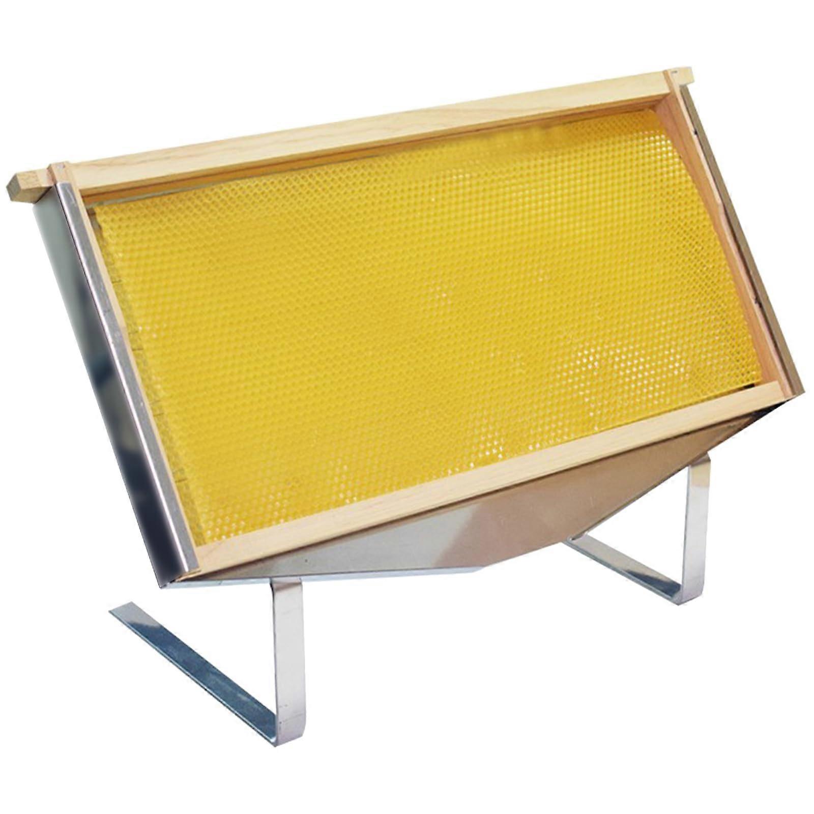 Stainless Steel Honeycombed Frame Stand Beekeeping Rack With Adjustable Leg For Honey Cutting And Display Stand