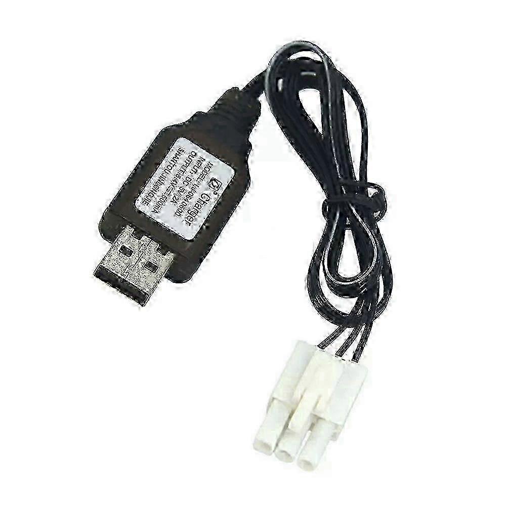 Li Battery with 6.4V 2S 650mAh Rating EL4.5-3P Female Connector P-TO-R for RC Vehicles