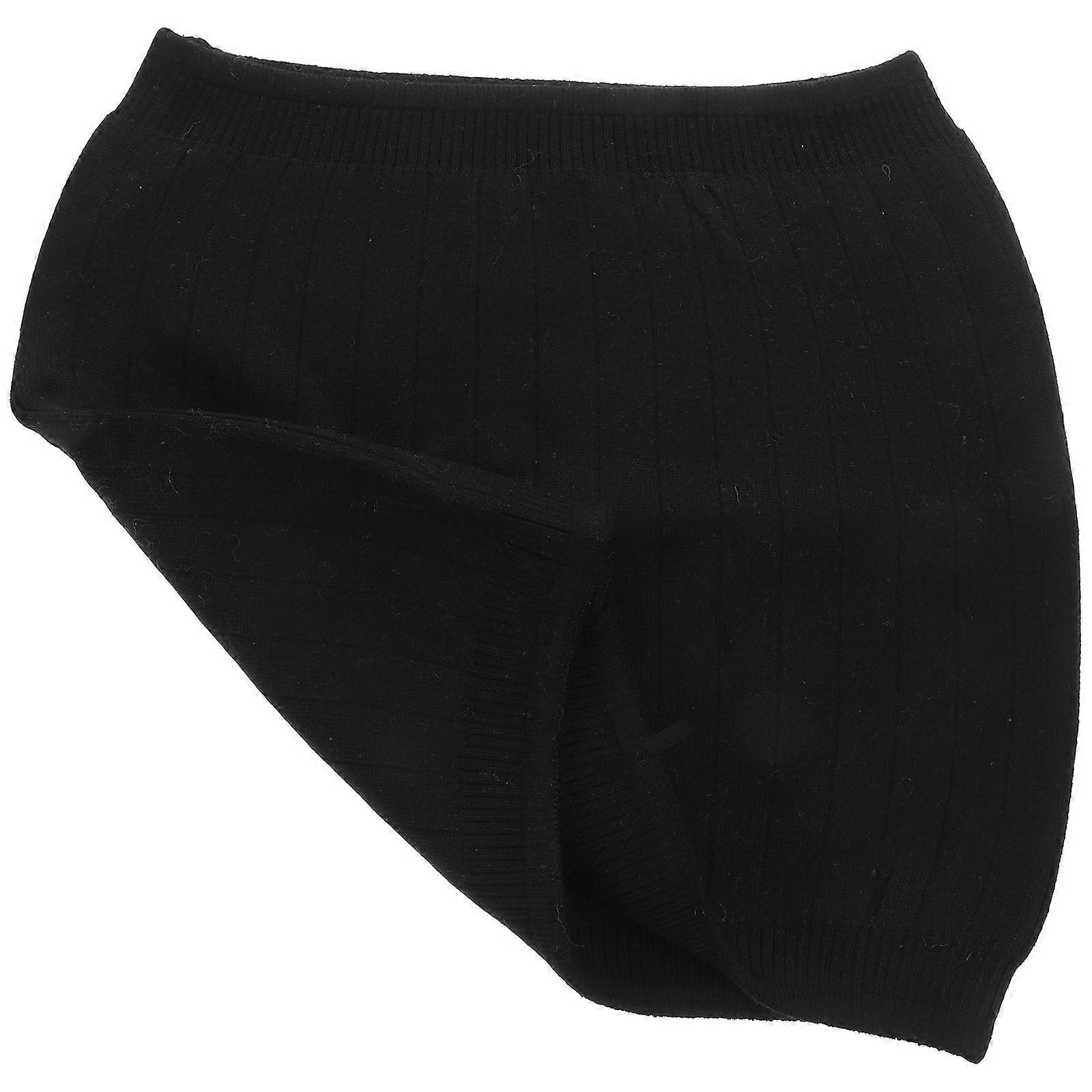 Black Belly Warming Belt for Winter Stomach Warmer Use