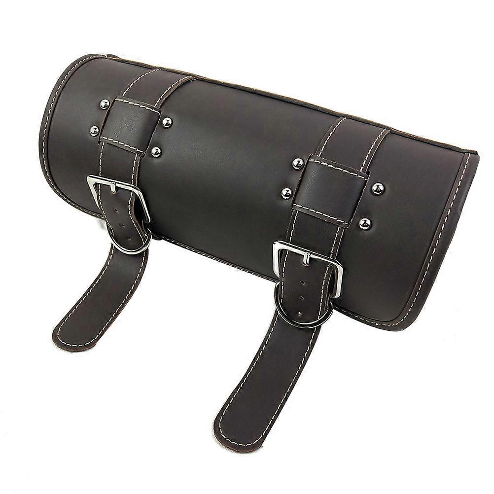 Black PU Motorcycle Handlebar Bag for Cruiser Pack Tool Holder 3Pcs