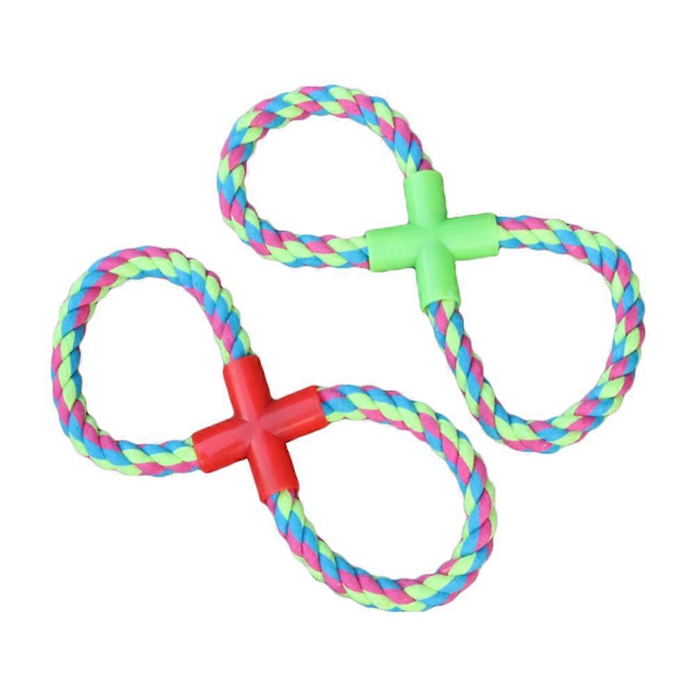 Dog Chew Toys Cotton Rope Toys for Teething 4Pcs Assorted