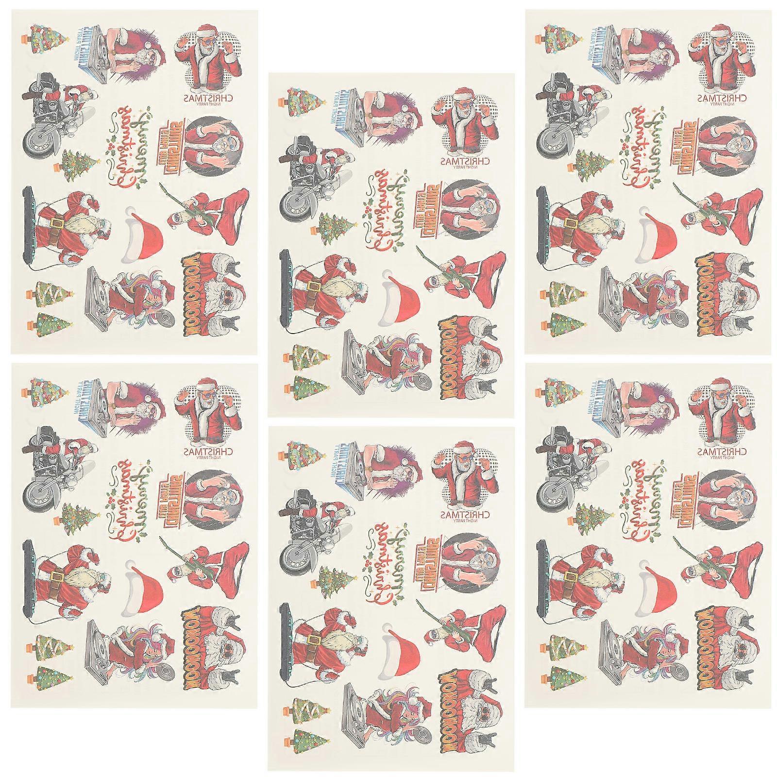 Xmas Fake For Children And General Adults 24 Sheets Rectangular Waterproof Easy To Remove