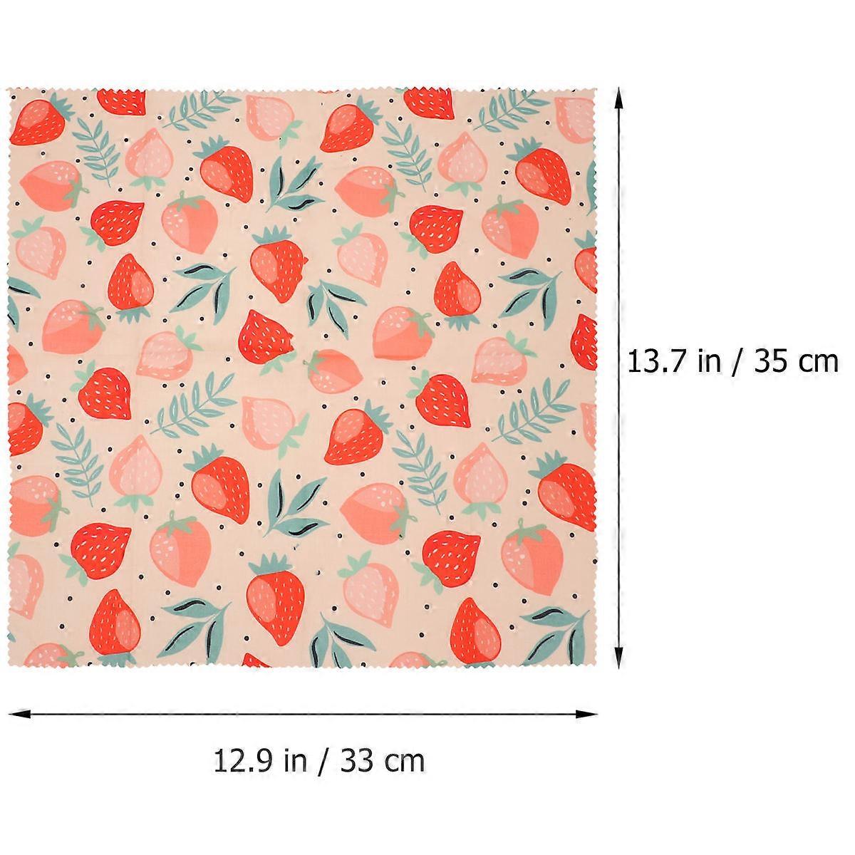 Food Preservation Cloths for Storage Food 3Pcs Beeswax Wraps Assorted Color
