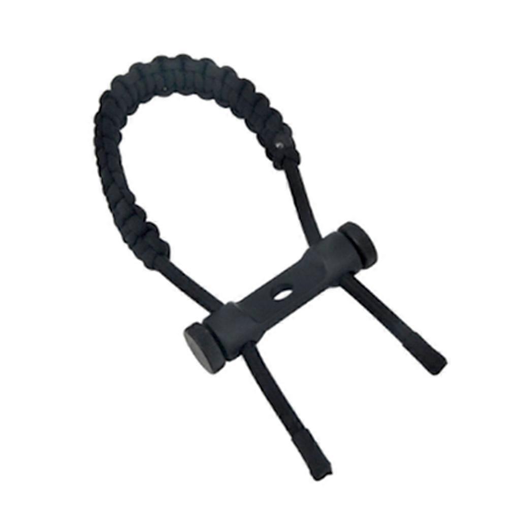 Hand-Woven Composite Recurve Wrist Rope And Arrow Equipment Accessories Black Wristband For 1Pack