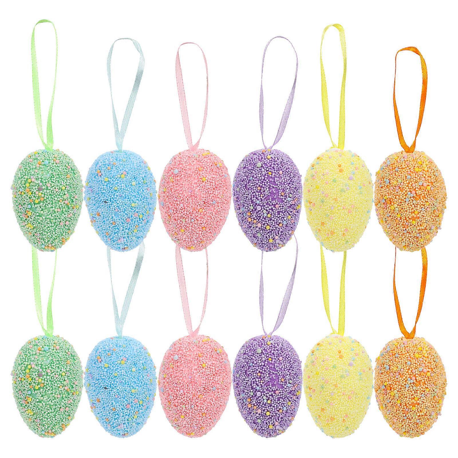 Foams Easter Eggs Decorations for Easter Holiday 36Pcs Kids Toys