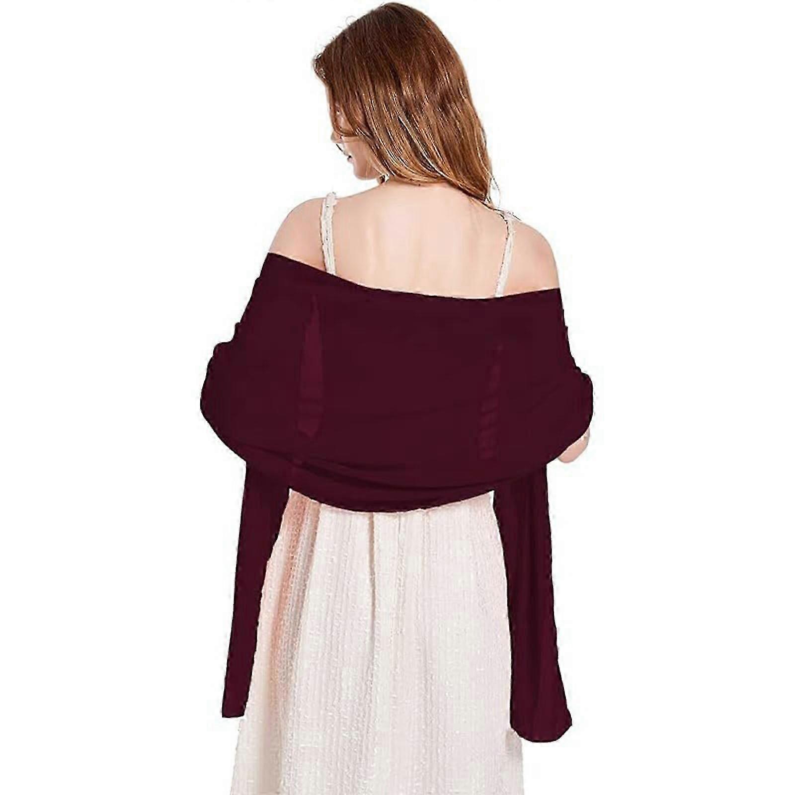 Chiffon brudesjal til aftenkjoler og bryllup