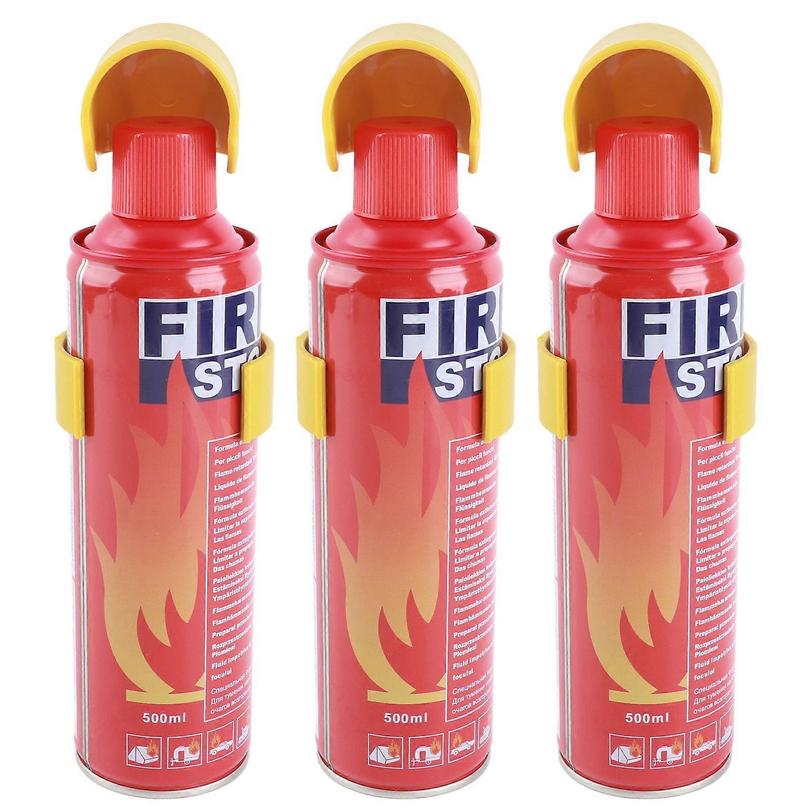 High quality  3pcs Mini Simple Fire Extinguishing Device 500ML