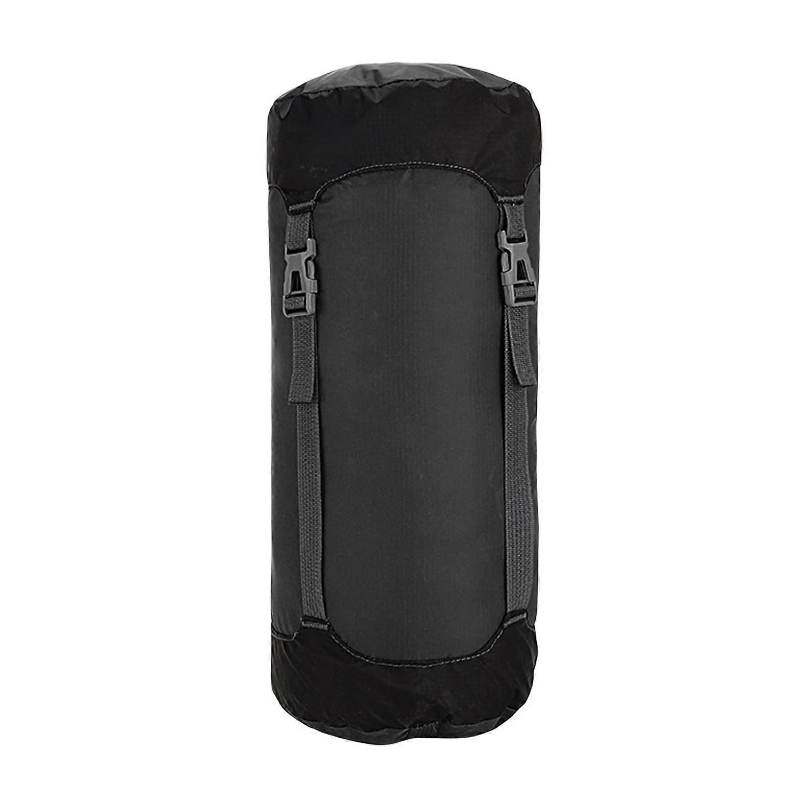 Chicmine 8/15/25/35L Sleeping Bag Compression Sack, Waterproof Ultralight Nylon Stuff Bag with Adjustable Buckle, compatible with down jacket & duvet