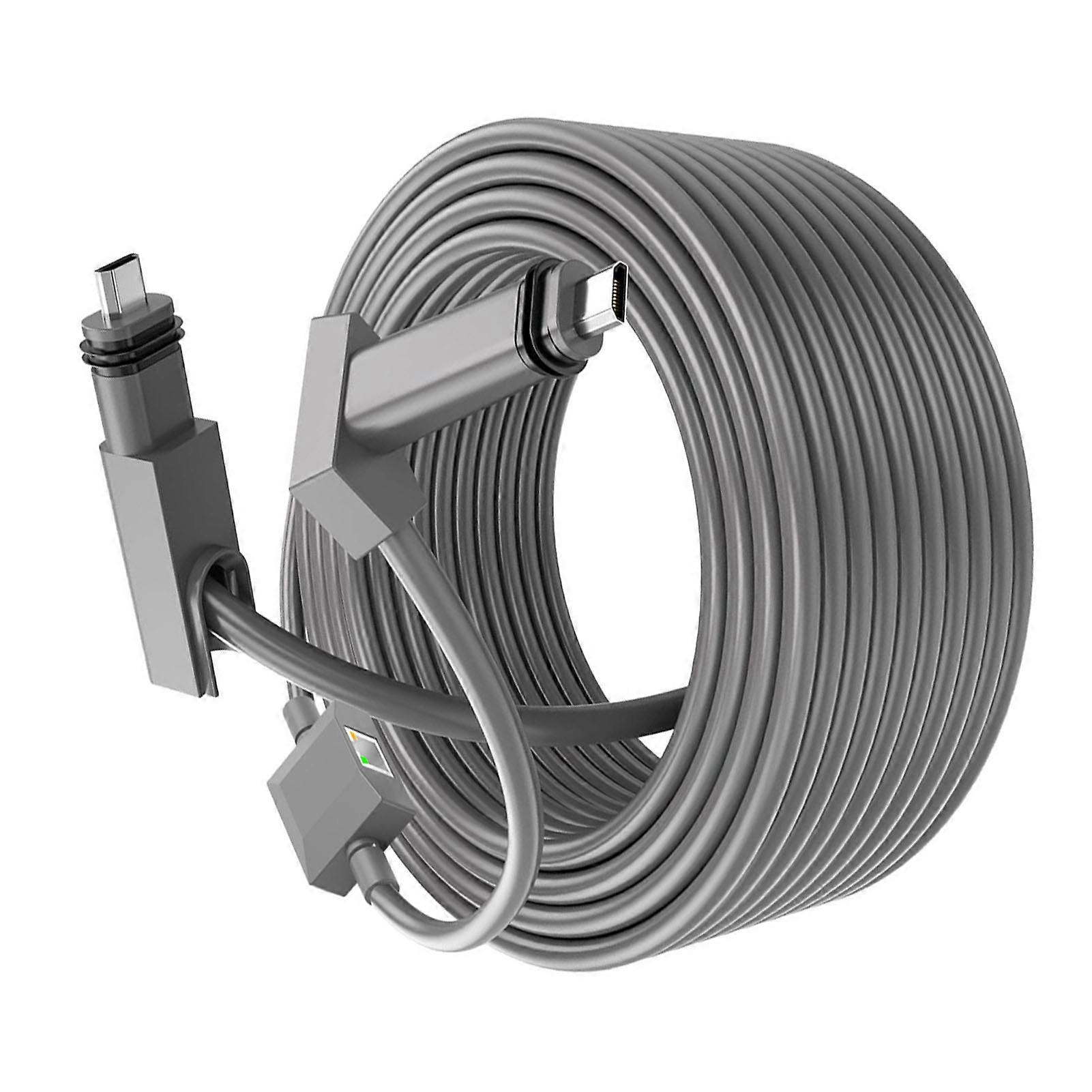 2 in 1 Ethernet Adapter & 6.6FT Replacement Cable for V2 Dish