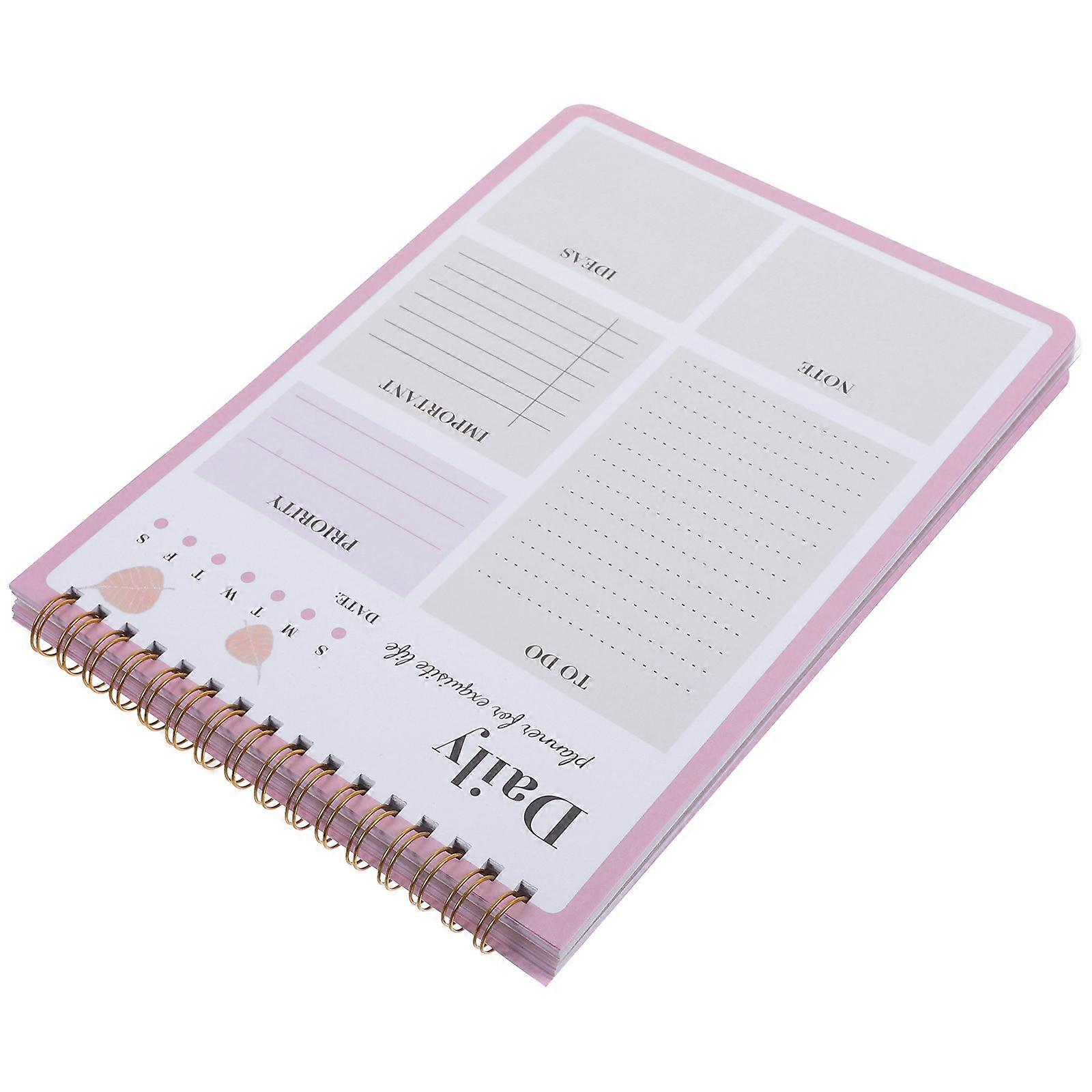 Schedule Planning Memo Recording Notepad For Home Travel 22.5X15.5X2CM Simple Time Management 1Pcs