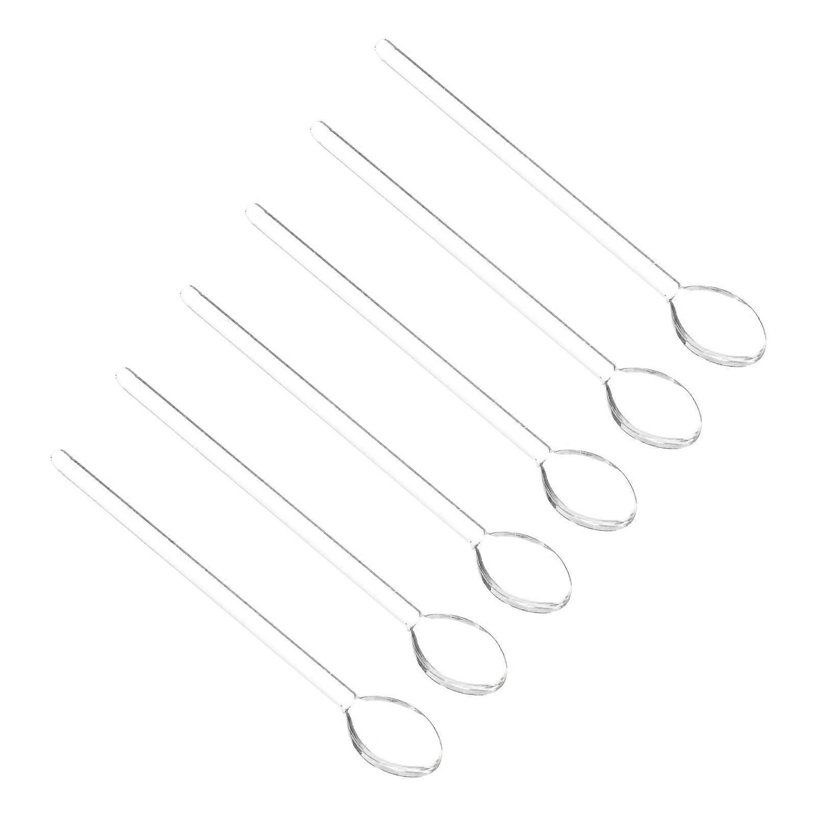 Portable Dessert Scoop 30 Pcs Heat-Resistant Mixing Spoon Ideal For Serving Desserts With Long Handle Design