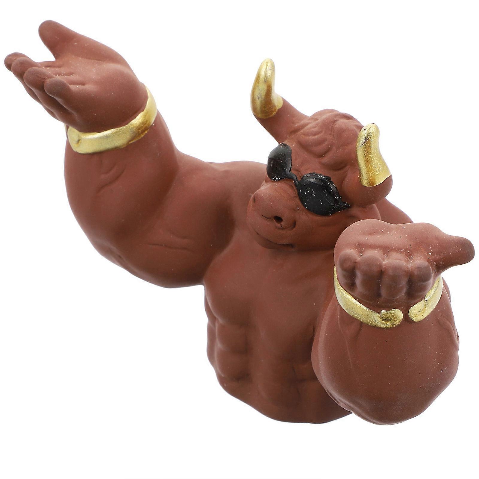 Ceramic Brush Pen Holder for Calligraphy Painting Practical 6Pcs Set