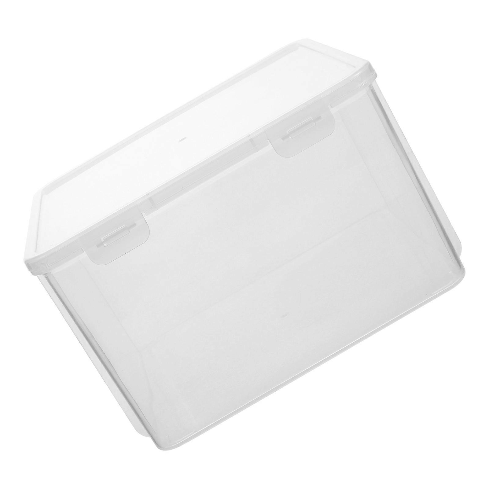 Bread Storage Box With Lid For Home Users Food Preservation Simple And Chic Design PP 1Set