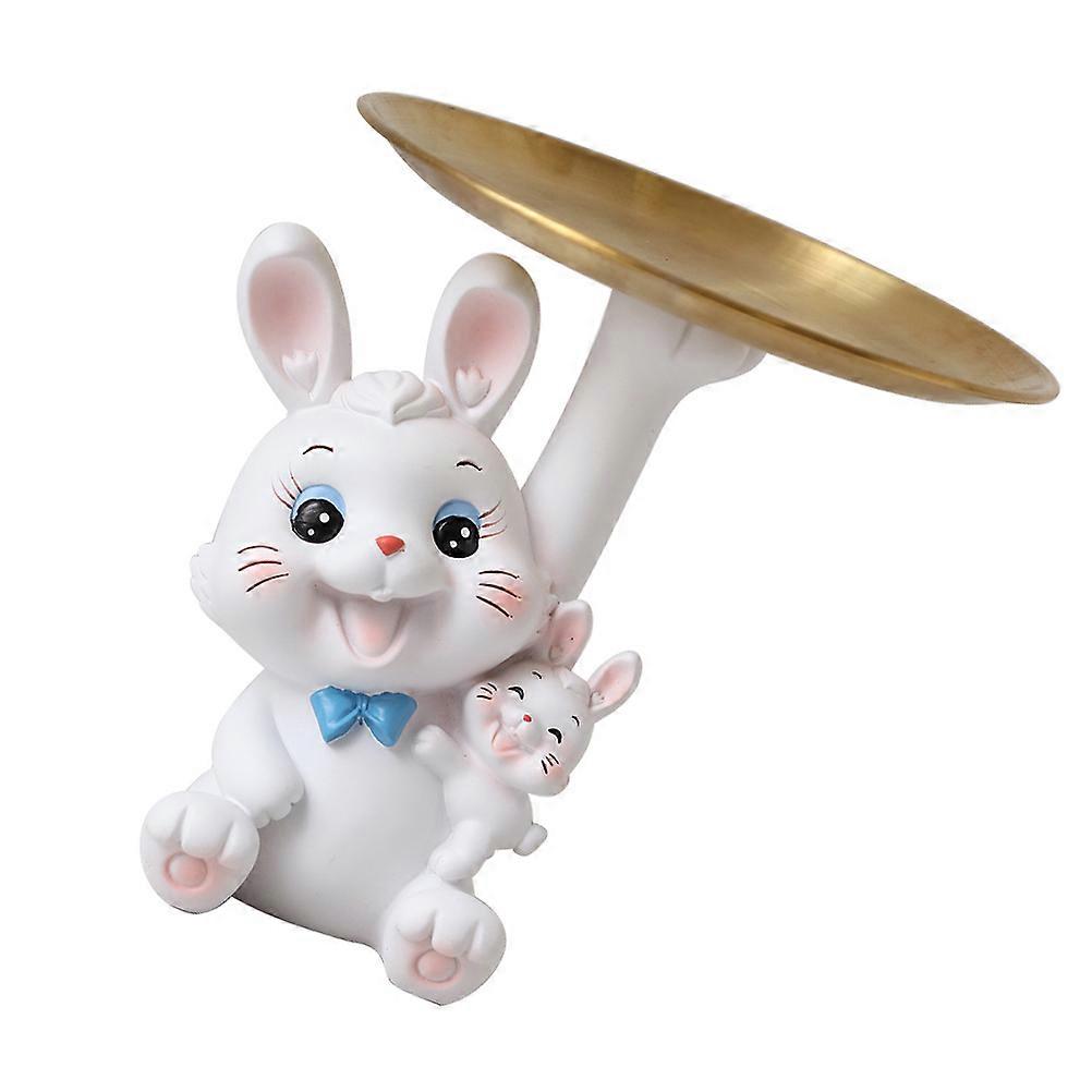 Desktop Bunny Ornament Bunny Candy Tray for Storage Use 3Pcs Pack
