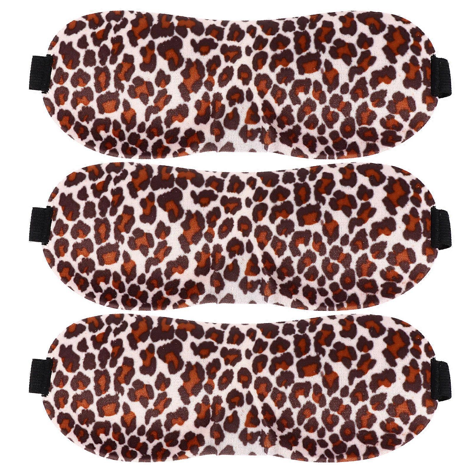 Sleep Eye Masks Office Nap Eye Masks for Comfortable Use 9Pcs Leopard