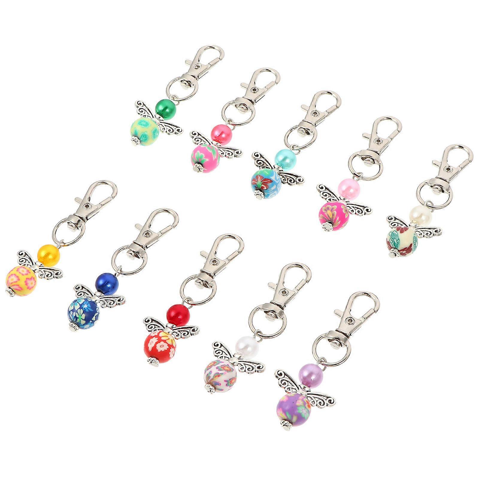 Cartoon Angel Key Chain For Parties And General Users In Multi Color 50Pcs