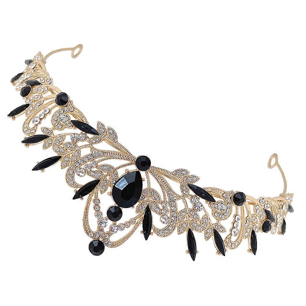 Wedding Tiara 3Pcs Rhinestone Headband for Bride Decoration