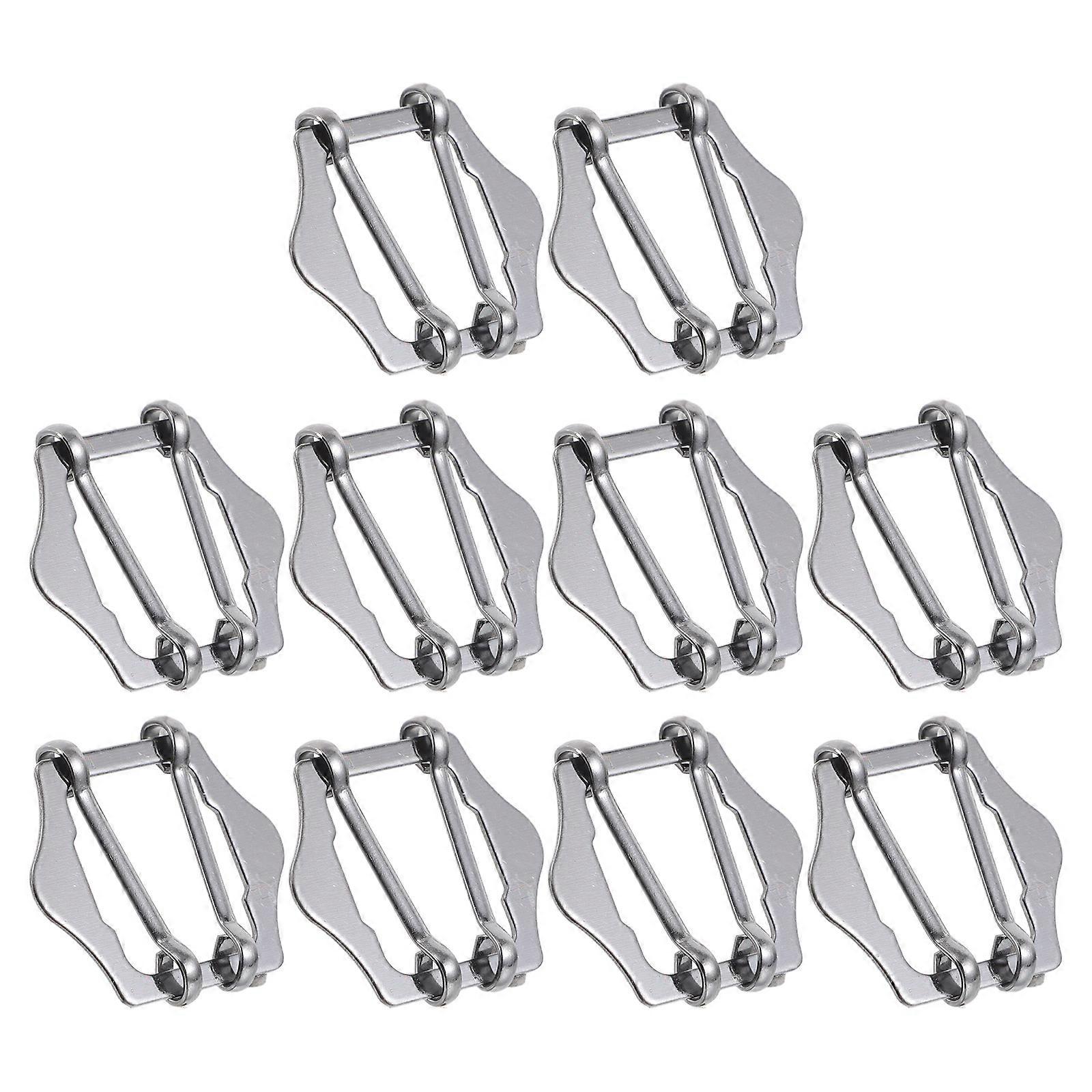 Adjustable Waistband Buckle Metal for 20Pcs Multi-Function Clothing Accessory