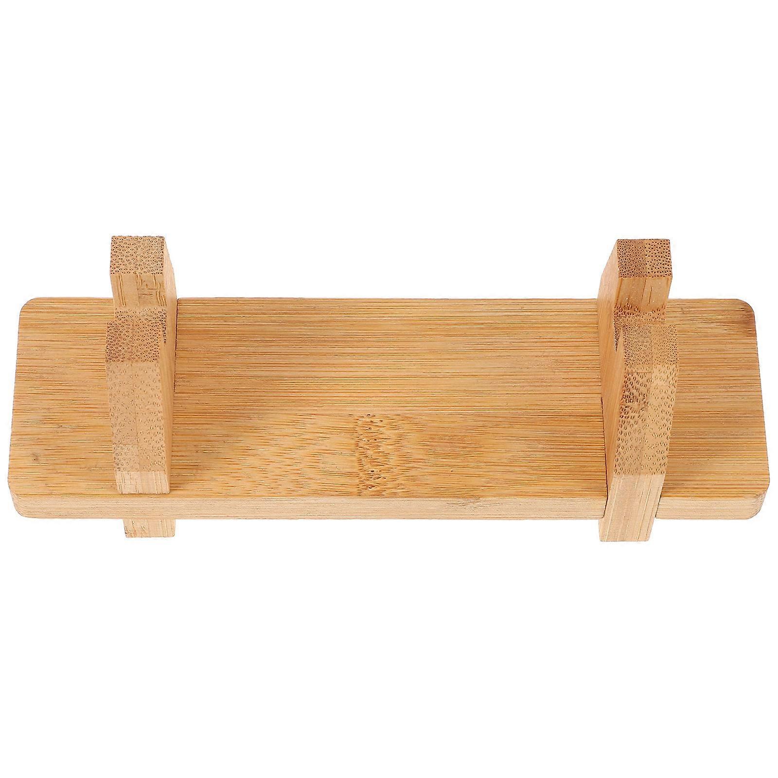 Fans Bamboo Stand Traditional Fan Display Stand for Storage 3Pcs