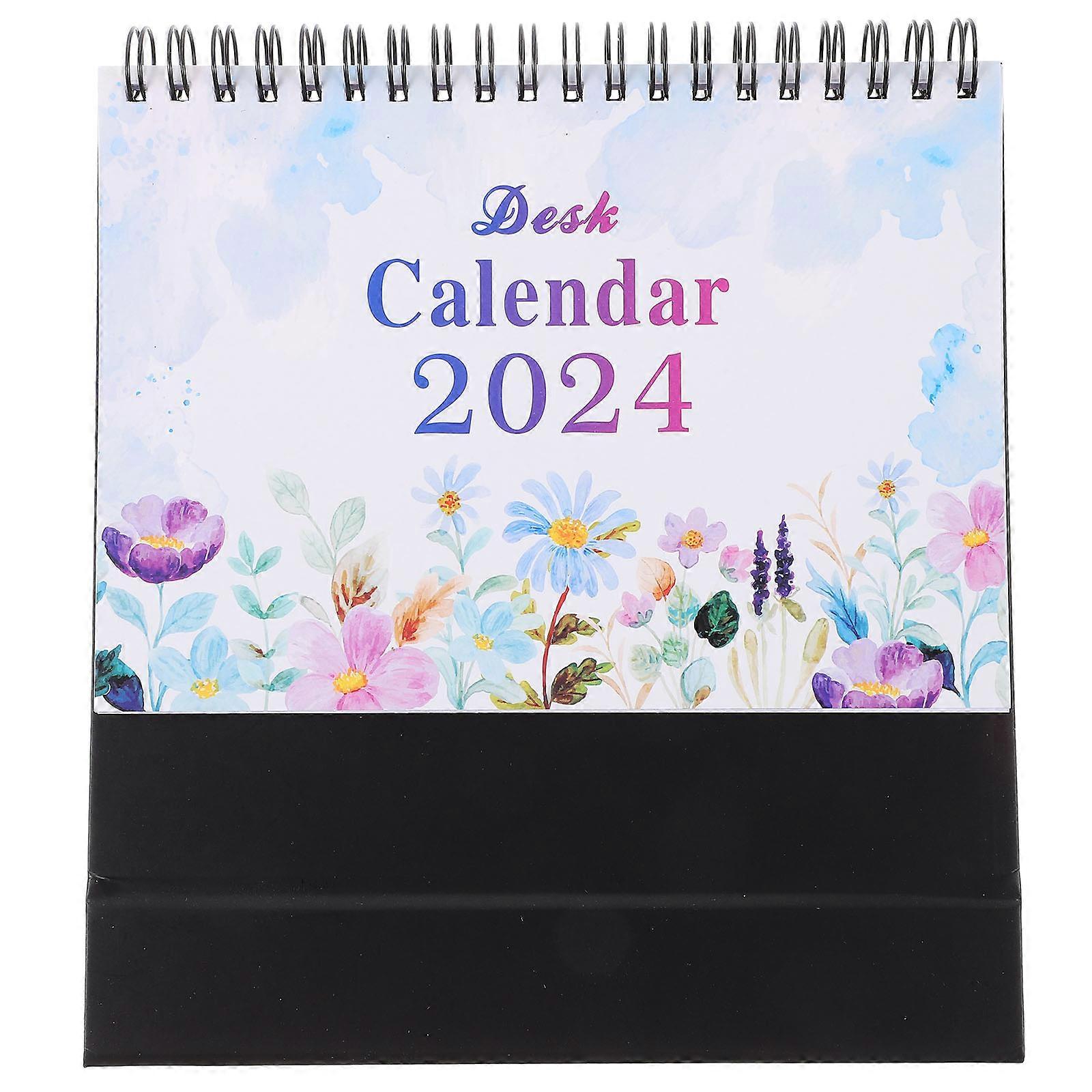 2024 Monthly Calendar Standing For Dormitory Use Personalization 1Pack